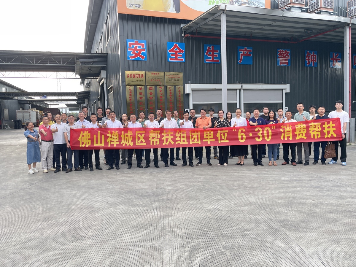 佛山市禪城區(qū)有3個(gè)單位共計(jì)27人去奇樂(lè)參觀